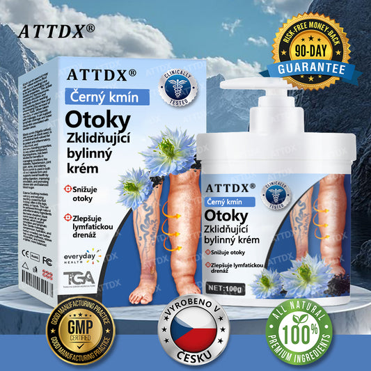 💧💧💧ATTDX® Bylinný krém na zmírnění otoků s černou natí