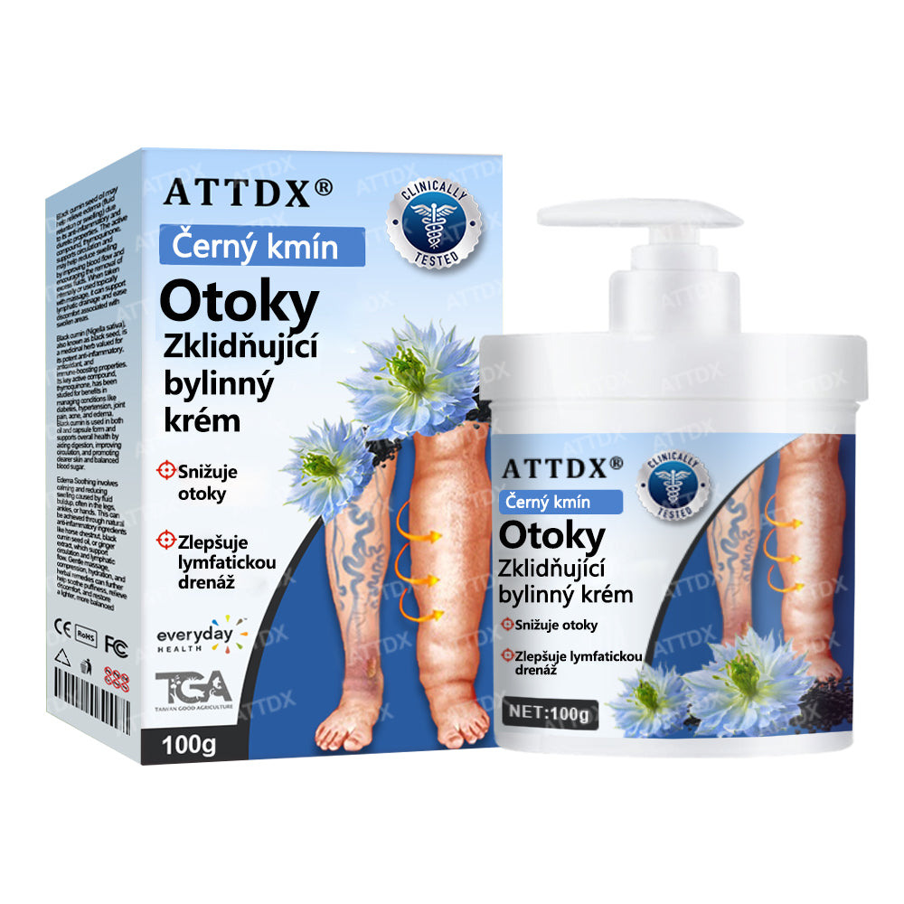 💧💧💧ATTDX® Bylinný krém na zmírnění otoků s černou natí