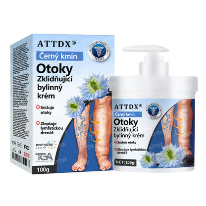 💧💧💧ATTDX® Bylinný krém na zmírnění otoků s černou natí