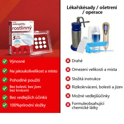 🔥🔥🔥KUBOZN® Mikroneedle Botanické náplasti na odstranění kožních výrůstků | Vyrobeno v České republice