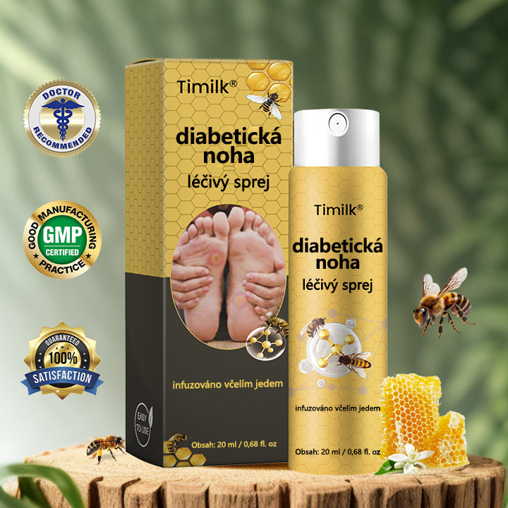 【Oficiální značkový obchod】Timilk® Sprej na hojení diabetické nohy - s obsahem včelího jedu🌿