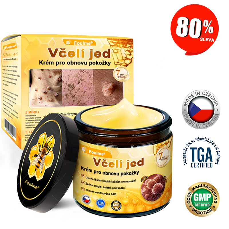 Vyrobeno a odesláno z České republiky ✨✨Foulme® Obnovující krém se včelím jedem ⏰ POSLEDNÍ DEN SLEVA 80%