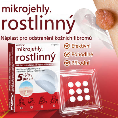 🔥🔥🔥KUBOZN® Mikroneedle Botanické náplasti na odstranění kožních výrůstků | Vyrobeno v České republice