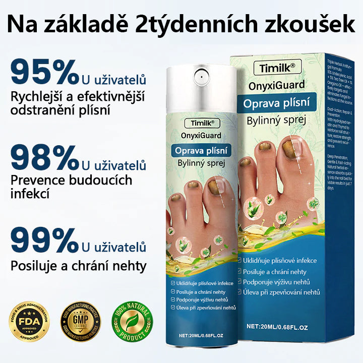 🔥🔥🔥🔥Bylinný sprej proti plísním Timilk® OnyxiGuard
