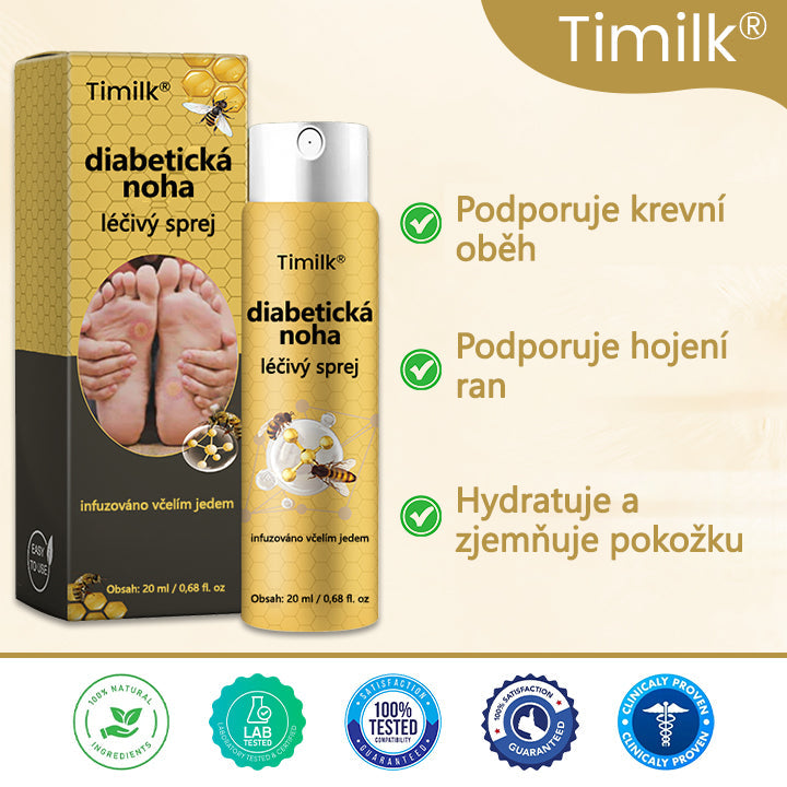 【Oficiální značkový obchod】Timilk® Sprej na hojení diabetické nohy - s obsahem včelího jedu🌿