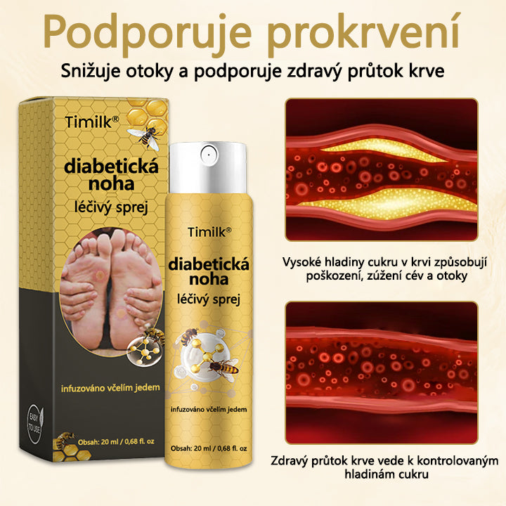 【Oficiální značkový obchod】Timilk® Sprej na hojení diabetické nohy - s obsahem včelího jedu🌿