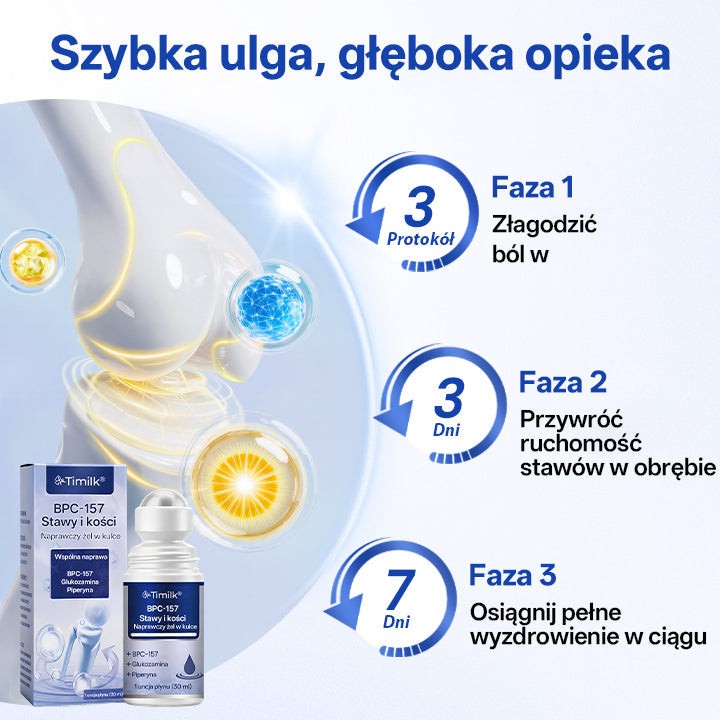 🔥Timilk® BPC-157 Żel w kulce do regeneracji stawów i kości