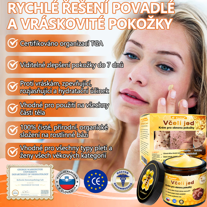 Vyrobeno a odesláno z České republiky ✨✨Foulme® Obnovující krém se včelím jedem ⏰ POSLEDNÍ DEN SLEVA 80%