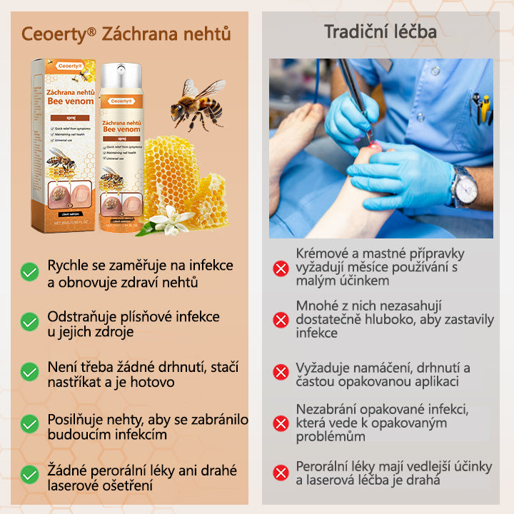 【Oficiální vlajkový obchod】Ceoerty® NailRescue Včelí jed ve spreji✅✅✅