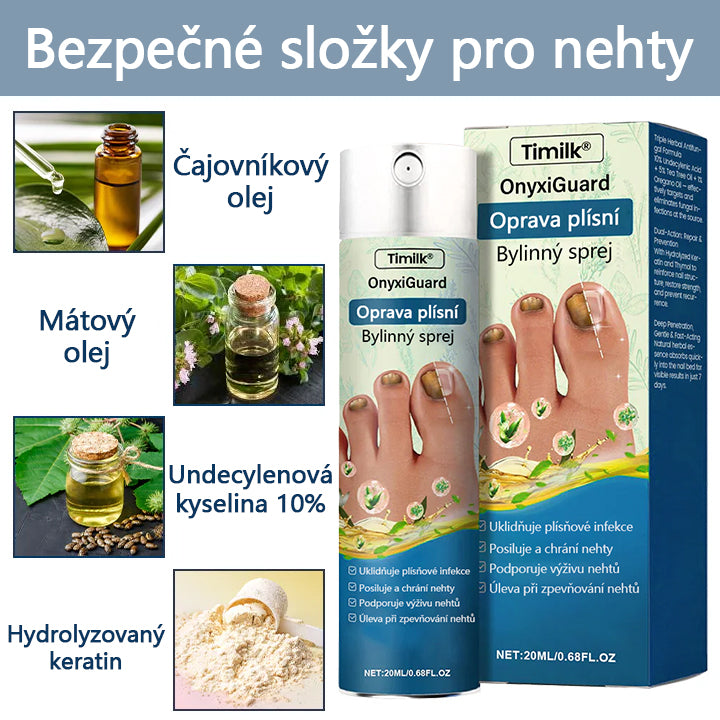 🔥🔥🔥🔥Bylinný sprej proti plísním Timilk® OnyxiGuard